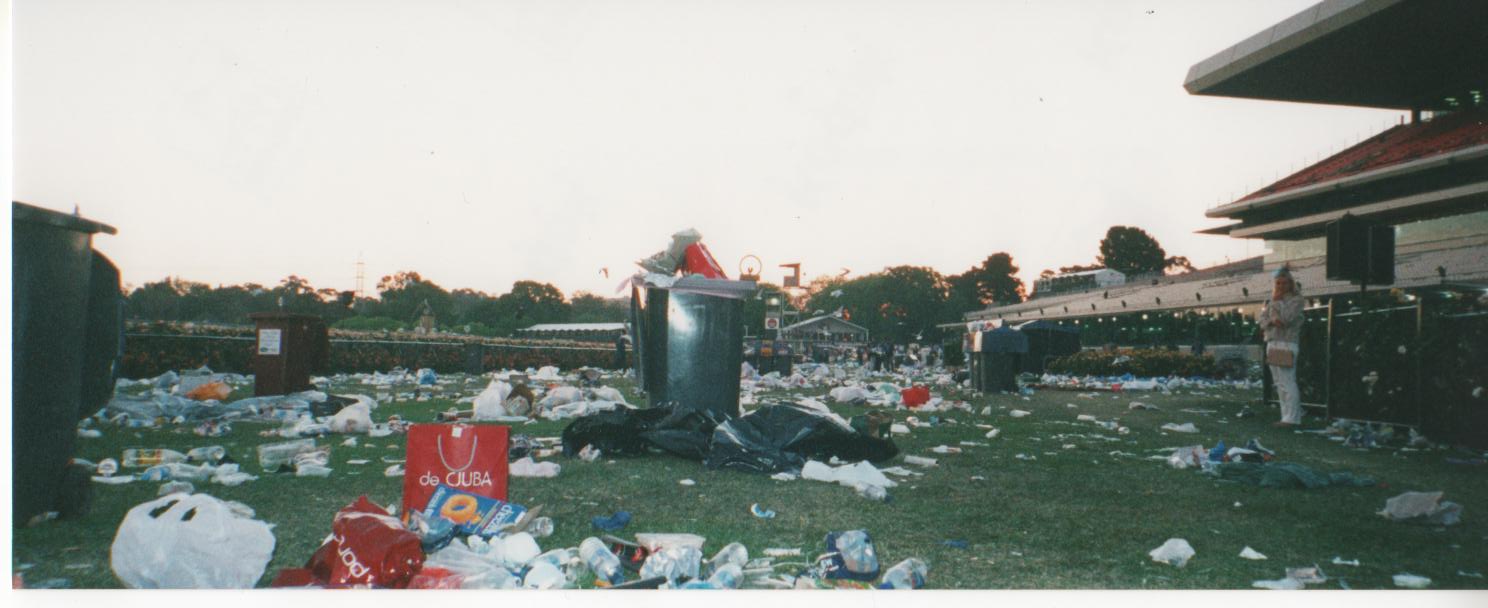 Flemington after Derby Day