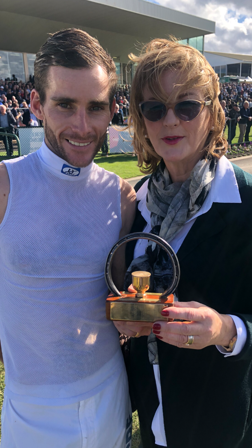 Jamie Mott jockey –  Cindy Alderson trainer