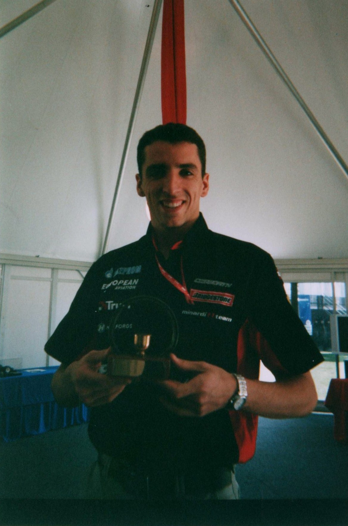 Justin Wilson Minardi driver F1