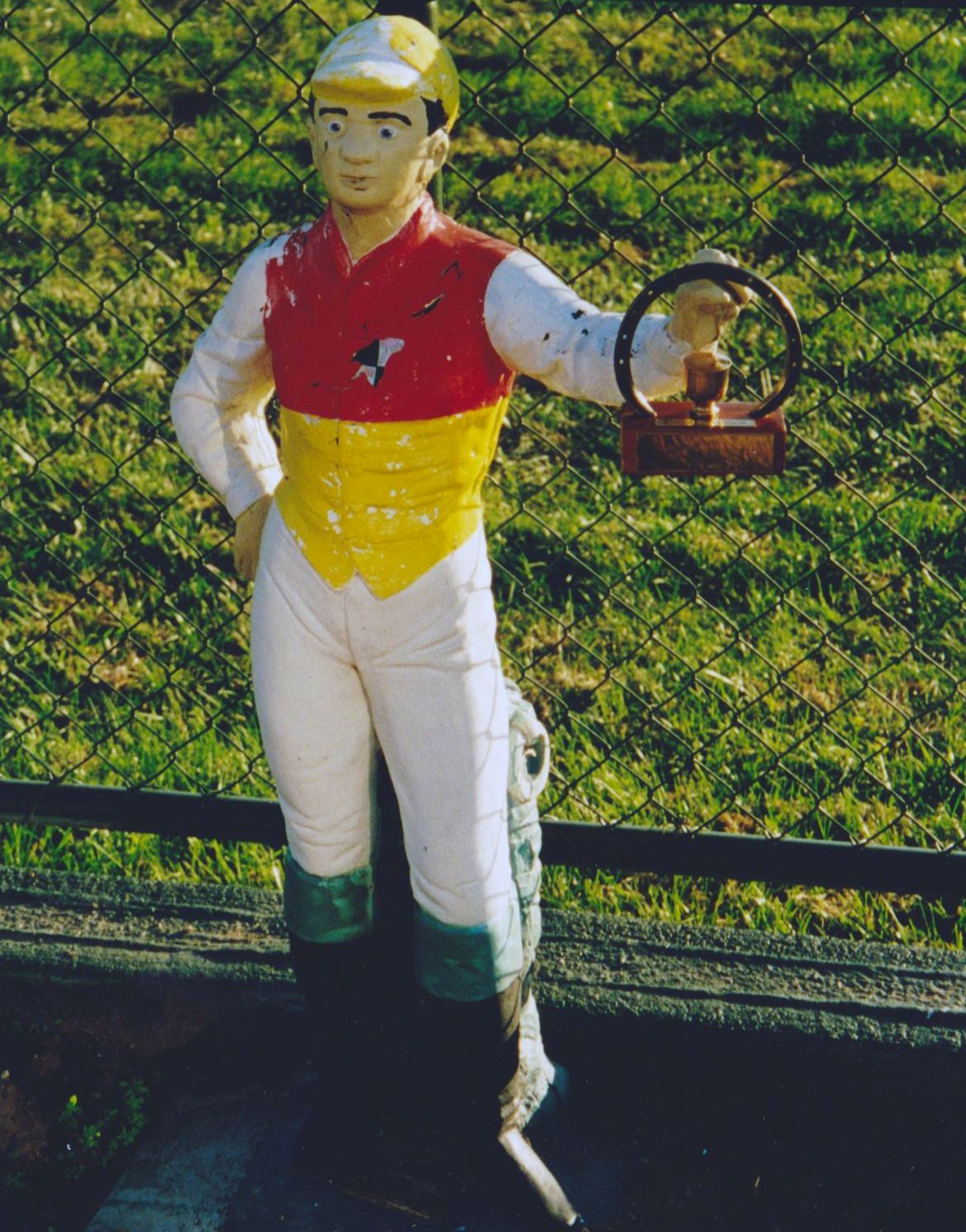 Jockey sculpture Queanbeyan ACT